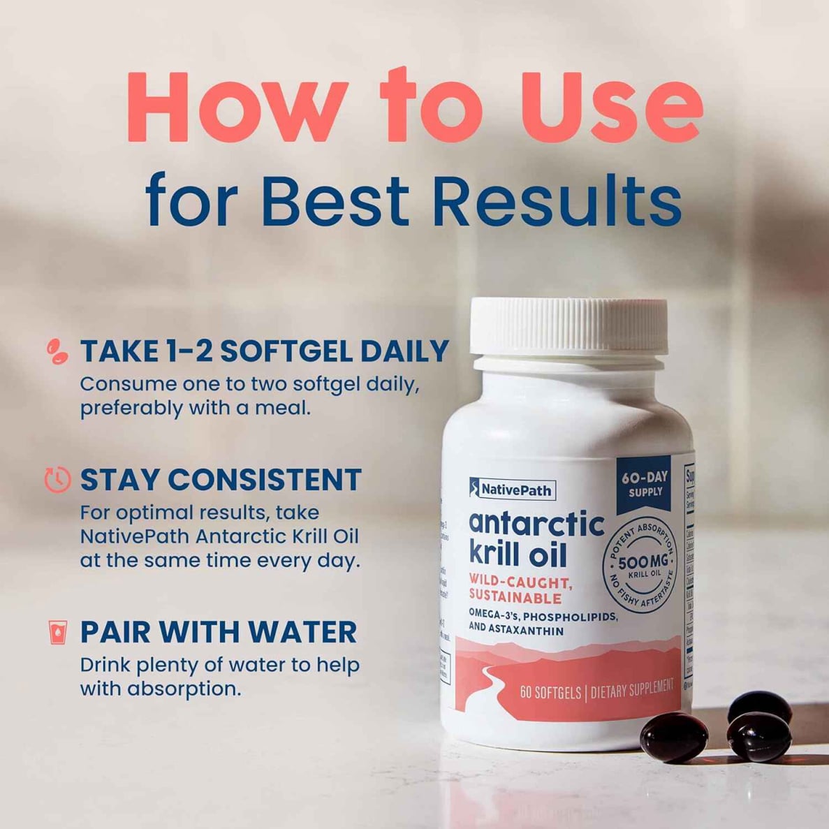 How to Use Native Antarctic Krill Oil